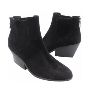 Eileen Fischer Peer Women's Ankle Boots Booties Size 5.5 Black Suede
